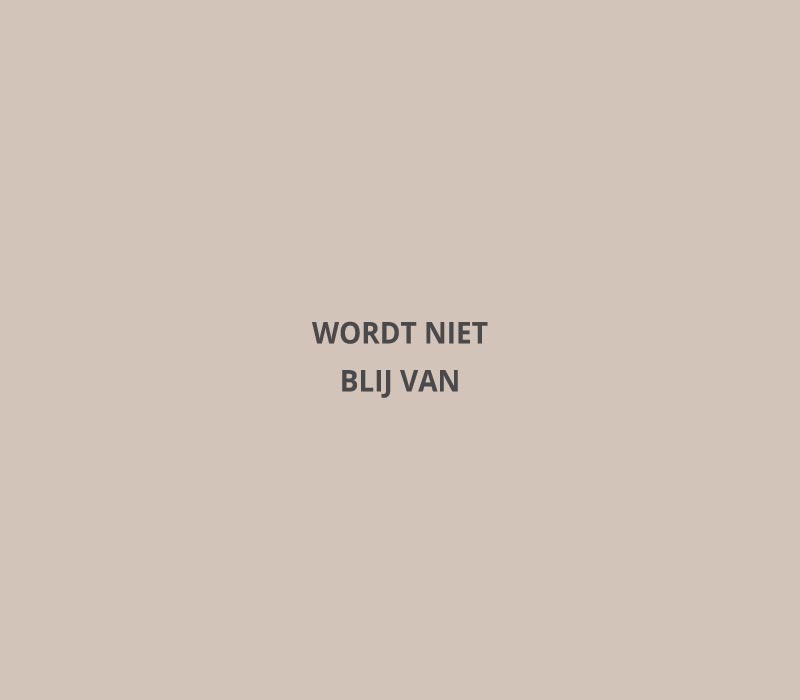 nietblij
